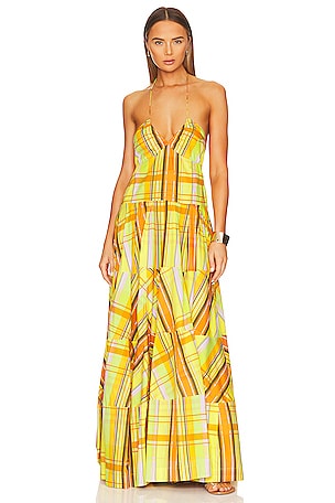 Open Back Tiered Maxi Dress SWF