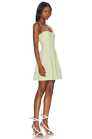 SWF Corset Mini Dress in Sage