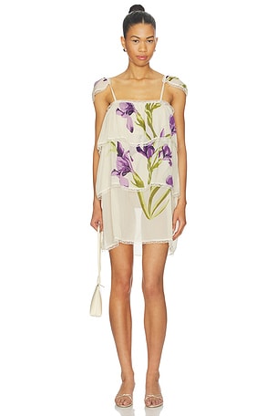 Tiered Sheer Mini Dress SWF