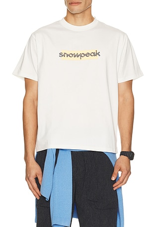Sp Reflective Typography T-Shirt Snow Peak