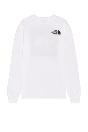 The North Face Men's Longsleeve Box NSE T-shirt in White