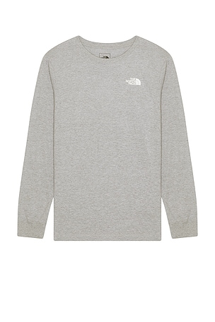 The North Face Long Sleeve Box NSE Tee in Grey