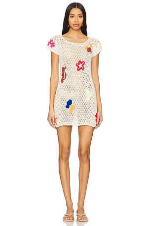 Crochet Mini Dress Tach Clothing
