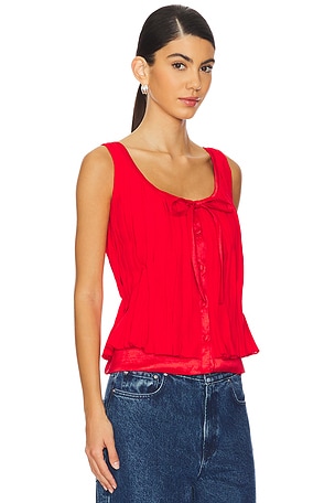 Tach Clothing Bluma Top in Red