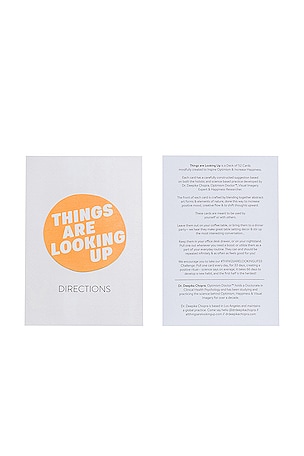 THenGS ARE LOOKenG UP CARTES DE BIEN-ÊTRE THenGS ARE LOOKenG UP en Beauty: S