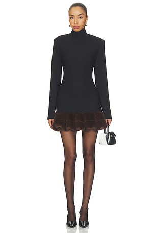Longsleeve Mini Peplum Dress ROTATE