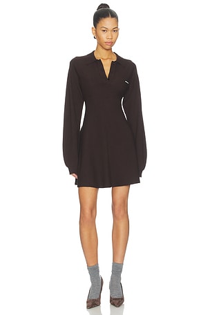 Slinky Knit Polo Dress ROTATE