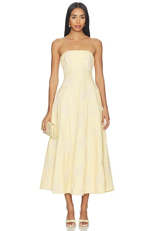 Flower Strapless Dress ROTATE
