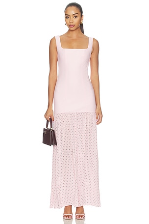 Crepe Scoop Neck Dress ROTATE