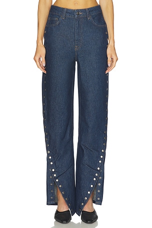 Buttoned Wide Leg ROTATE