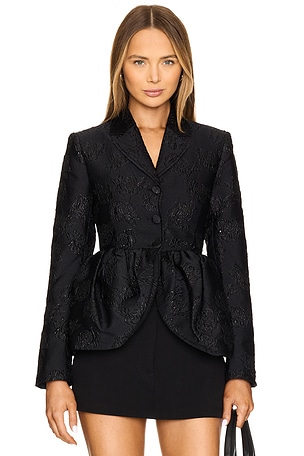 Jacquard Draped Blazer ROTATE