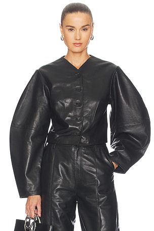 Fitted Leather Jacket ROTATE