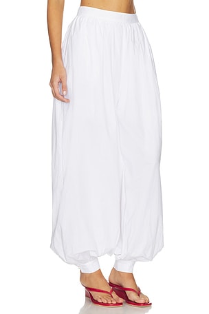 ROTATE Balloon Pleated Pants in White