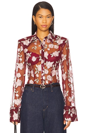 Mesh Fitted Shirt ROTATE