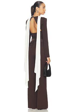 Long-sleeved Scarf Top ROTATE