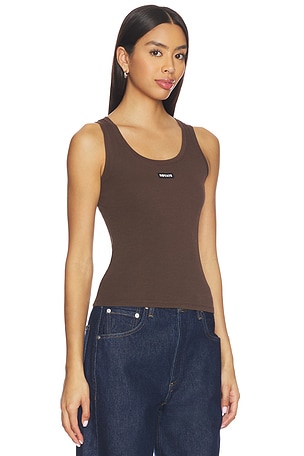 ROTATE Basic Tank Top in Brown