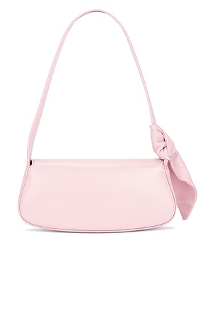 ROTATE Leather Knot Strap Bag in Pink
