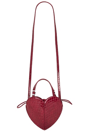 Patent Croco Heart Bag ROTATE