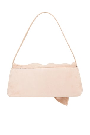 ROTATE SAC SUEDE KNOT SCARF BAG en Beige