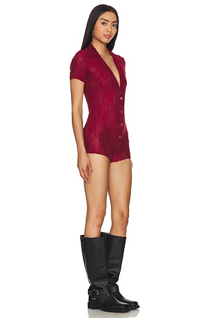 Somebodee x REVOLVE Capri Romper in Red