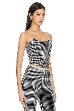 Somebodee Gina Corset in Black & White