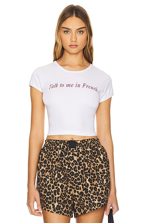 Talk To Me in French Tee Somebodee