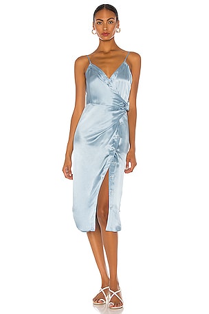 Alexander Wang Cami Midi Dress in Slate Blue | REVOLVE