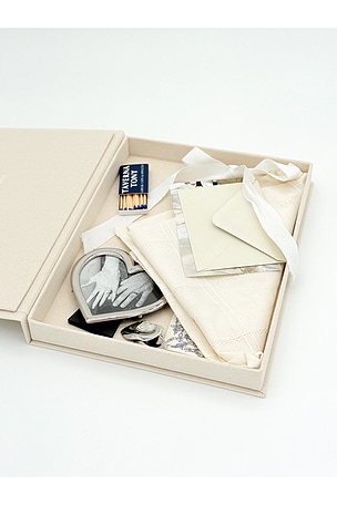 The Ceremony Club Wedding Keepsake Book Box in White