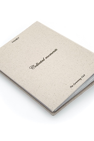 The Ceremony Club Family Photo Album in White