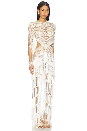 The Dolls House Roma Jumpsuit in Ivory. Size XL. Also