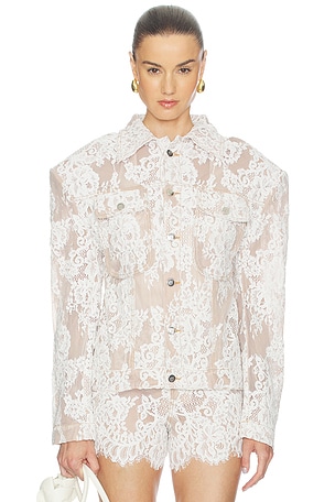 The Dolls House Chantilly Lace Jacket in White