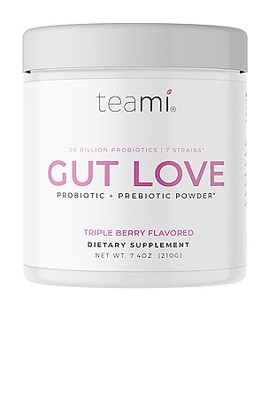 Gut Love Probiotic + Prebiotic Powder Triple Berry Teami Blends