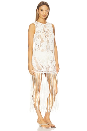 The garment vestido kim en color blanco