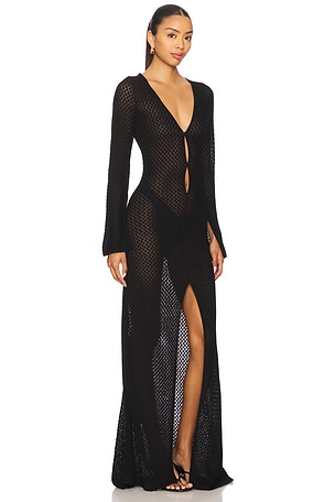 The Garment Tanzania Long Gown in Black