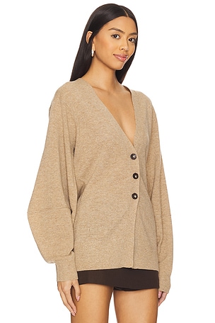 The Garment Como Sleeve Cardigan in Tan