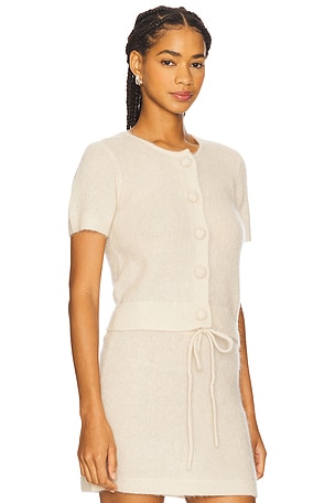 The Garment Roma Mini Cardigan in Cream