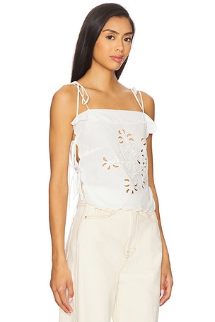 The Garment Kirsten Tie Top in White