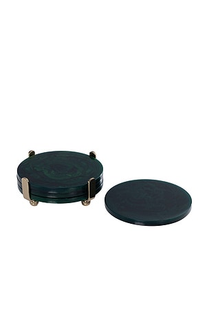 Spiga Set Of 4 Coasters On Stand The Favorites