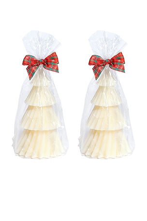 The Favorites Twinkle Tree Candle Set Of 2 in Beauty: NA