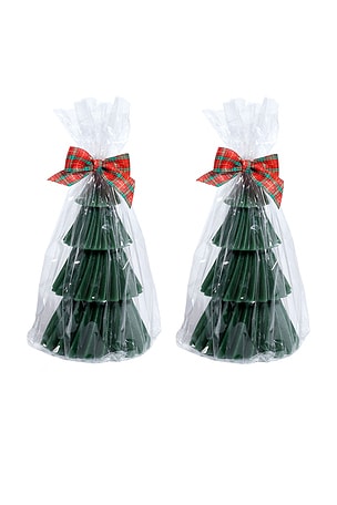 The Favorites Twinkle Tree Candle Set Of 2 in Beauty: NA