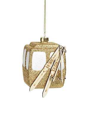 Golden Gondola With Skis Ornament The Favorites