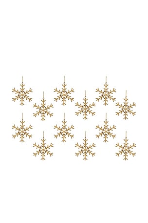 Beaded Snowflake Ornament Set Of 12 The Favorites