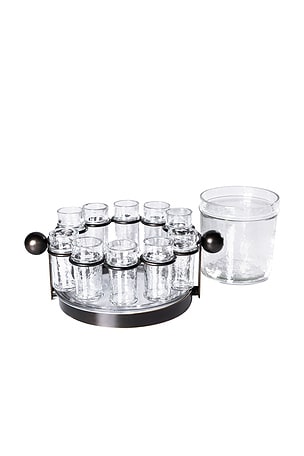 The Favorites Agave Ten Shot Tequila Set With Ice Bucket in Neutral