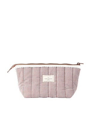 Essential Makeup Pouch Flat Lay London