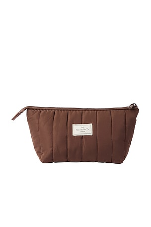 Essential Makeup Pouch Flat Lay London