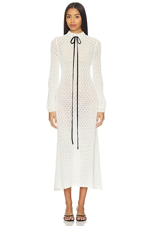 Patsy Pointelle Midi Dress Tanner Fletcher