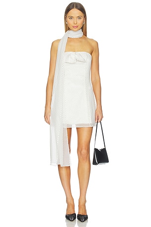 Monica Strapless Mini Dress With Scarf Tanner Fletcher