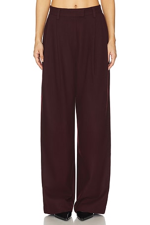 Eddie Pleated Wool Trouser Tanner Fletcher