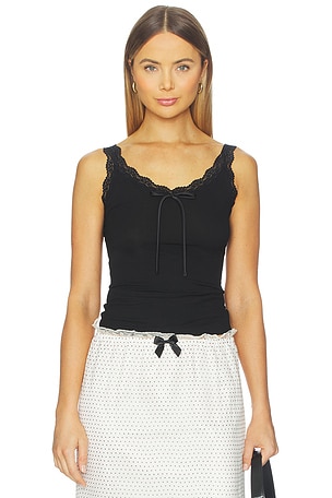 Flo Lace Trim Tank Top Tanner Fletcher