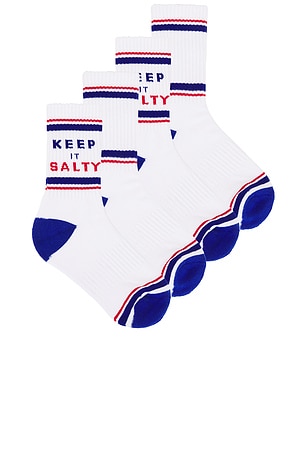 Keep It Salty 2 Pack Crew Socks Friday Feelin